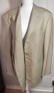 LUCA ROSSI Italia Blazer Mens 42R Brown Suit Jacket Sport Coat Interview BB2